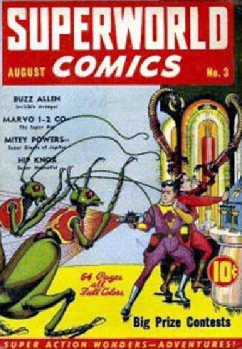 Superworld Comics #3 (1940) Comic Books Superworld Comics