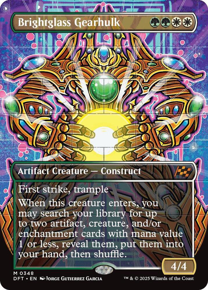 Brightglass Gearhulk #348 Magic Aetherdrift