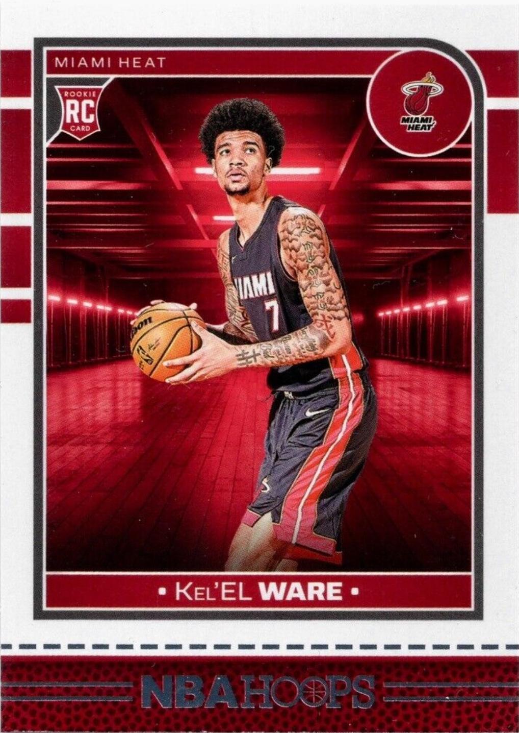 Kel'el Ware #245 Basketball Cards 2024 Panini NBA Hoops