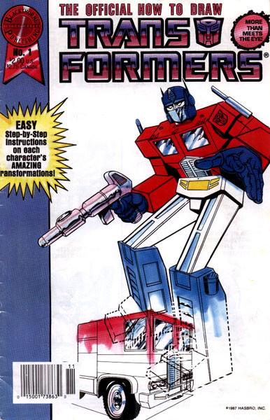 The Official How to Draw Transformers #1 (1987) Comic Books The Official How to Draw Transformers