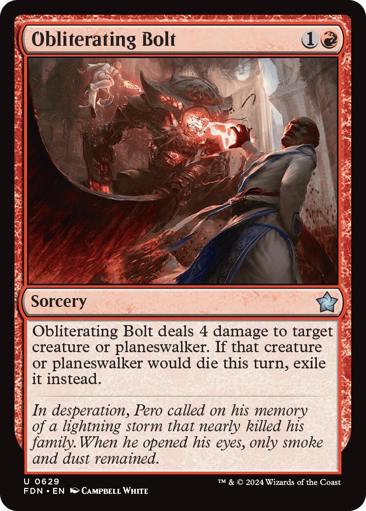 Obliterating Bolt #629 Magic Foundations