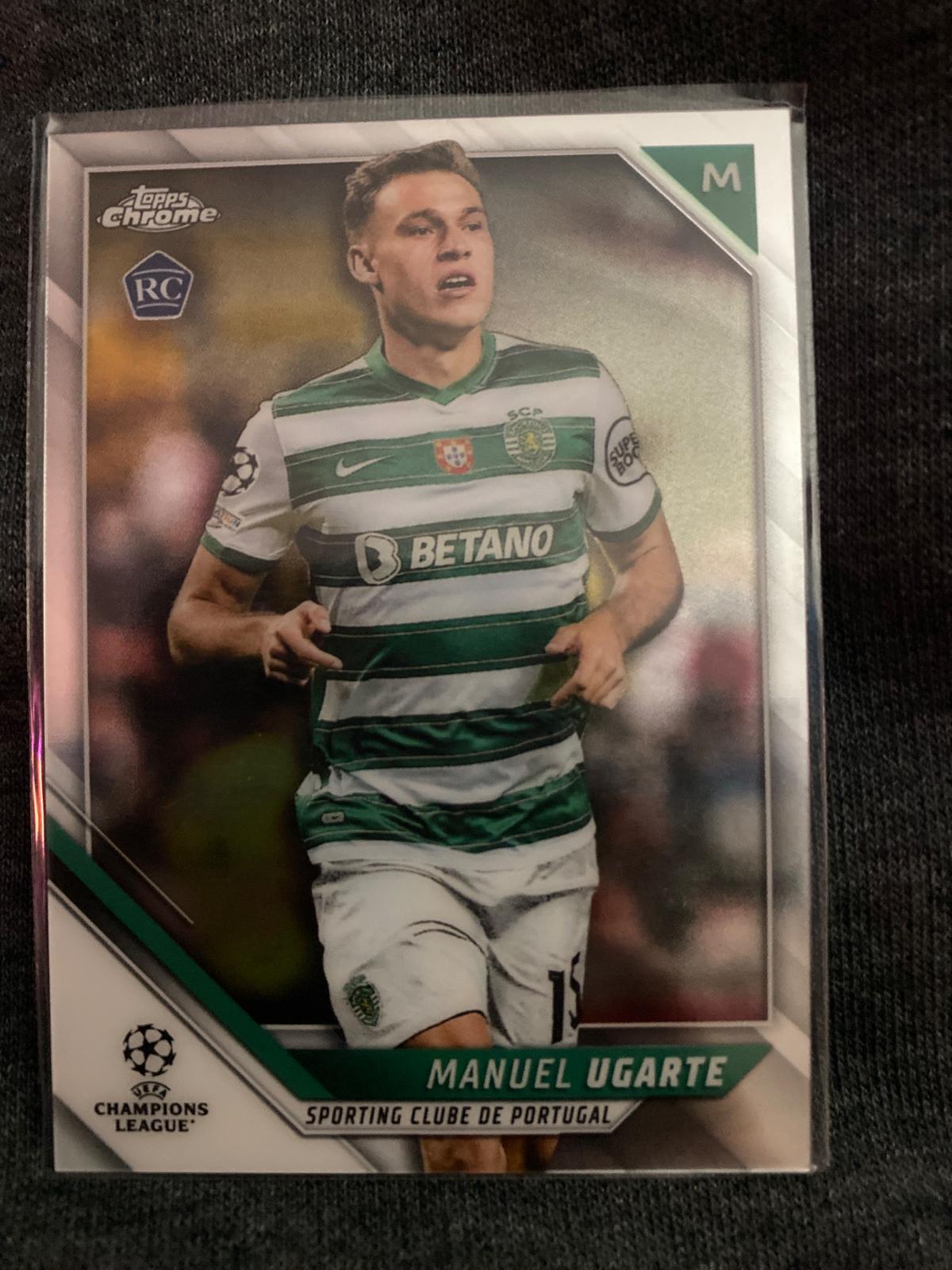 Manuel Ugarte #7 Soccer Cards 2021 Topps Chrome UEFA Champions League