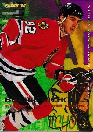 Bernie Nicholls #43 Hockey Cards 1994 Fleer
