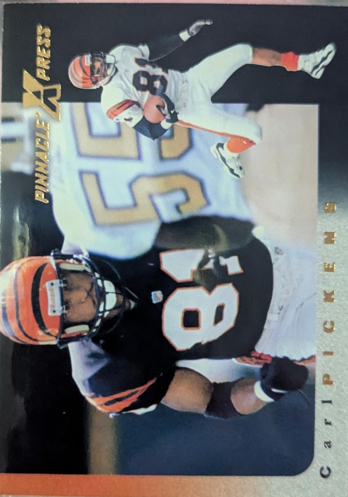 Carl Pickens #40 Football Cards 1997 Pinnacle X Press