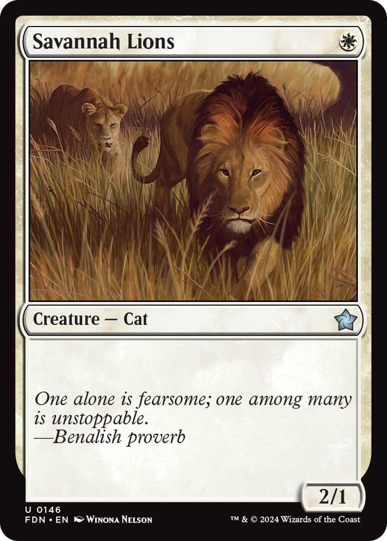Savannah Lions #146 Magic Foundations