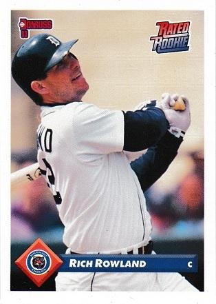 Rich Rowland #77 Baseball Cards 1993 Donruss