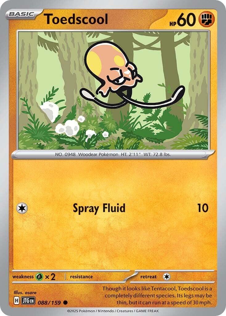 Toedscool #88 Pokemon Journey Together