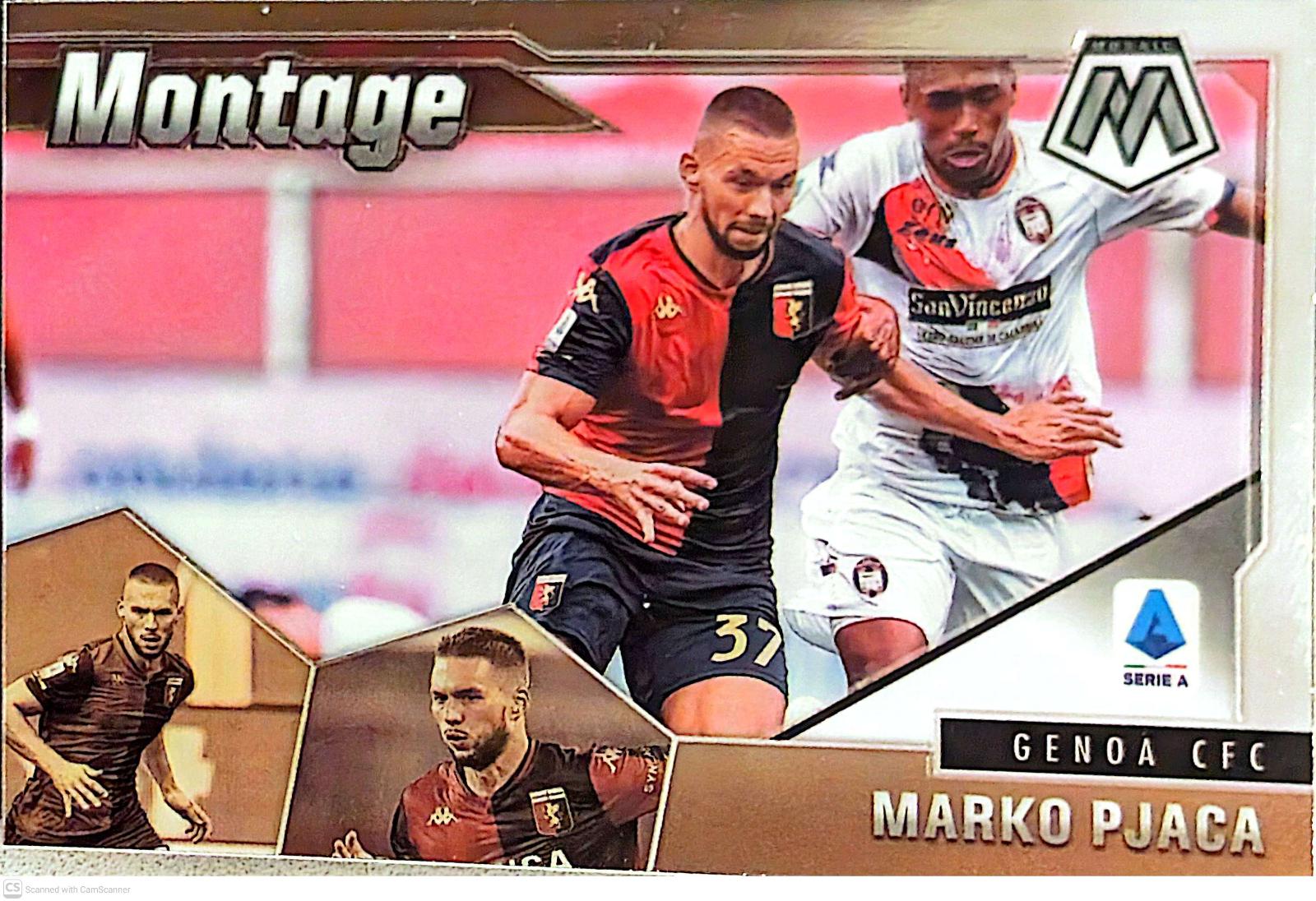 Marko Pjaca #10 2020 Panini Mosaic Serie A Montage