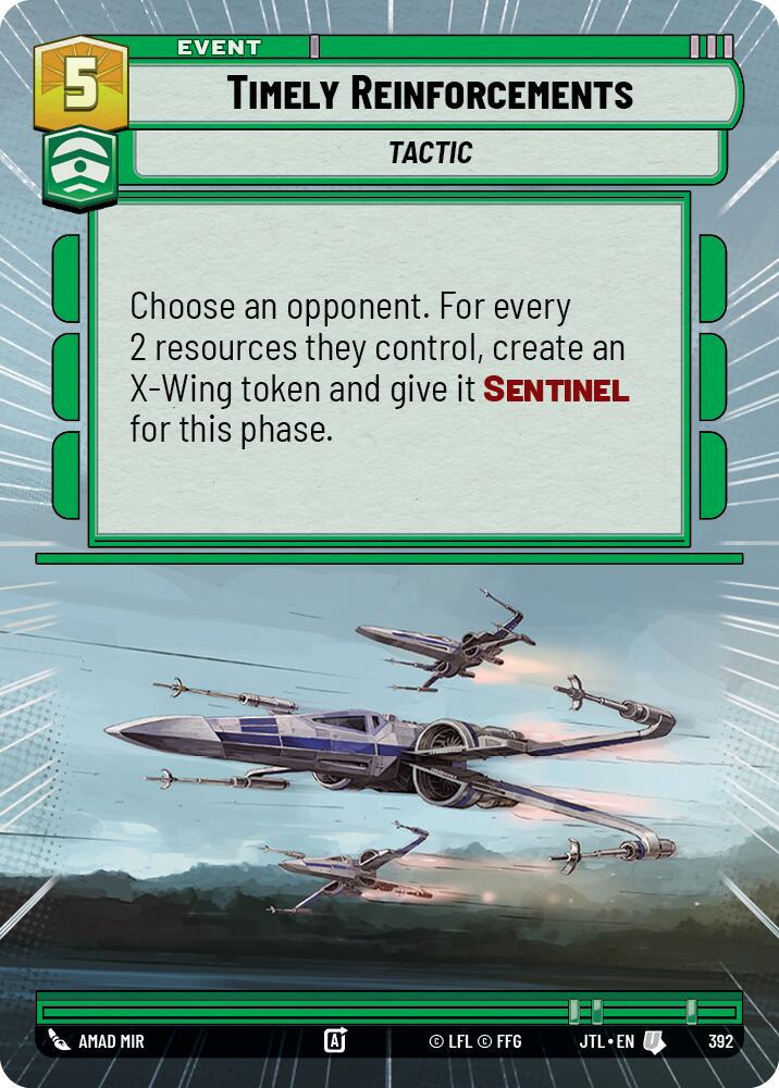 Timely Reinforcements [Hyperspace] #392
