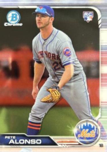 Pete Alonso #48 Baseball Cards 2019 Bowman Chrome