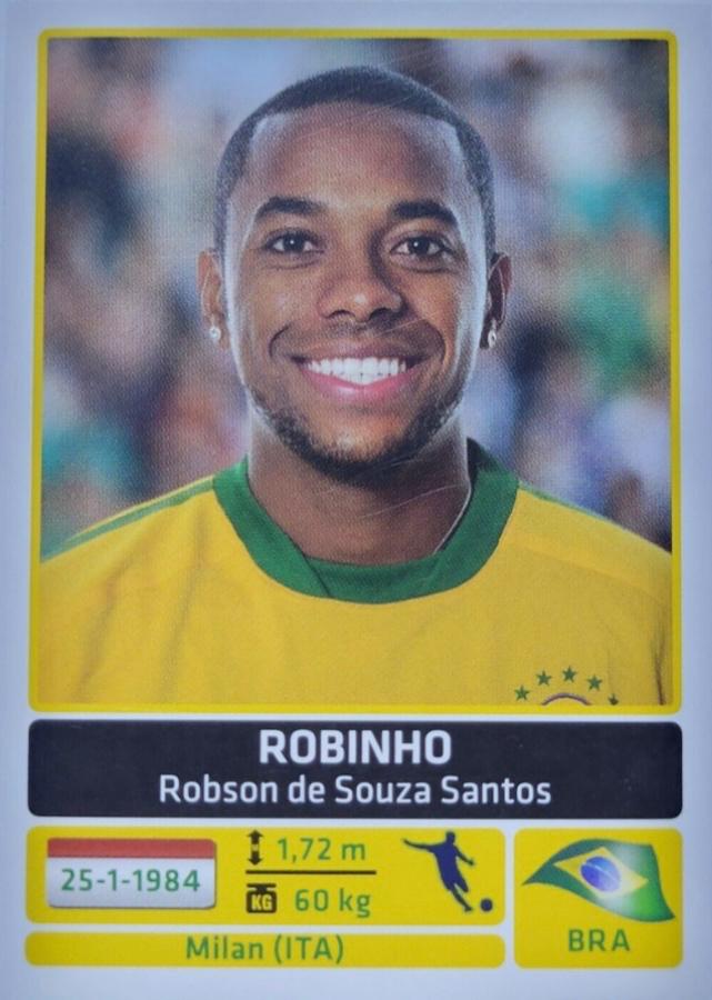 Robinho #132 Soccer Cards 2011 Panini Copa America Argentina Sticker