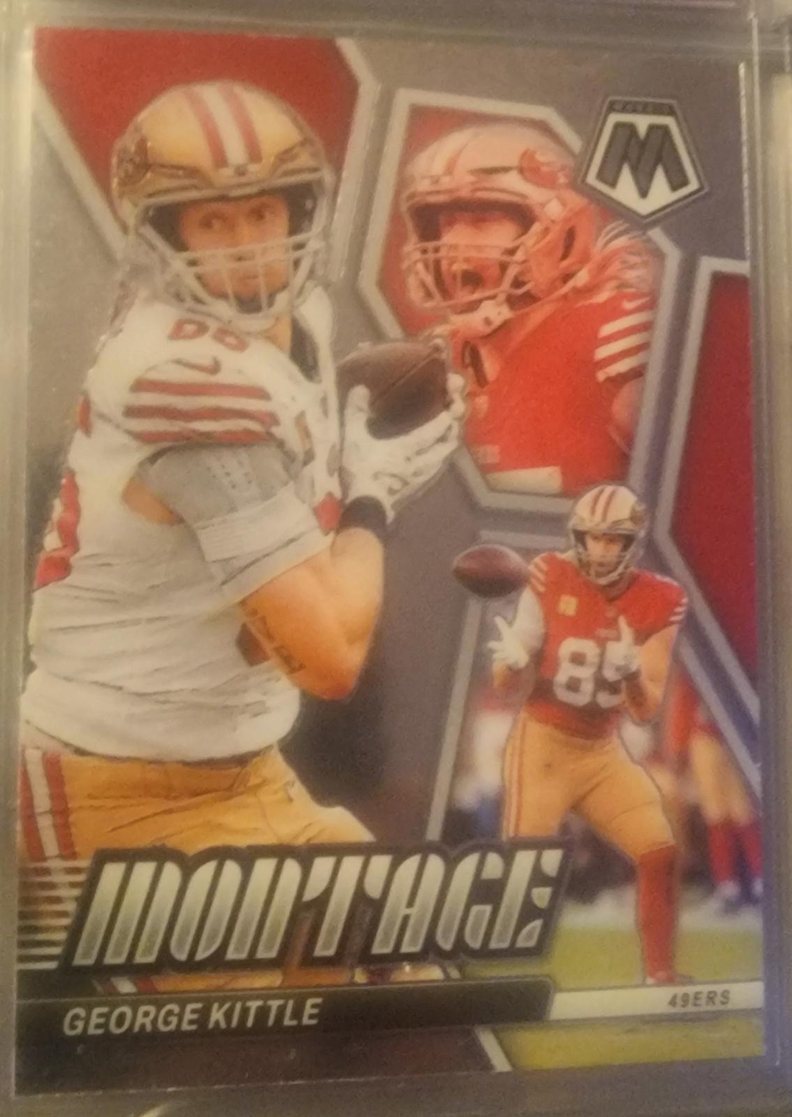 George Kittle #M-12 Football Cards 2024 Panini Mosaic Montage