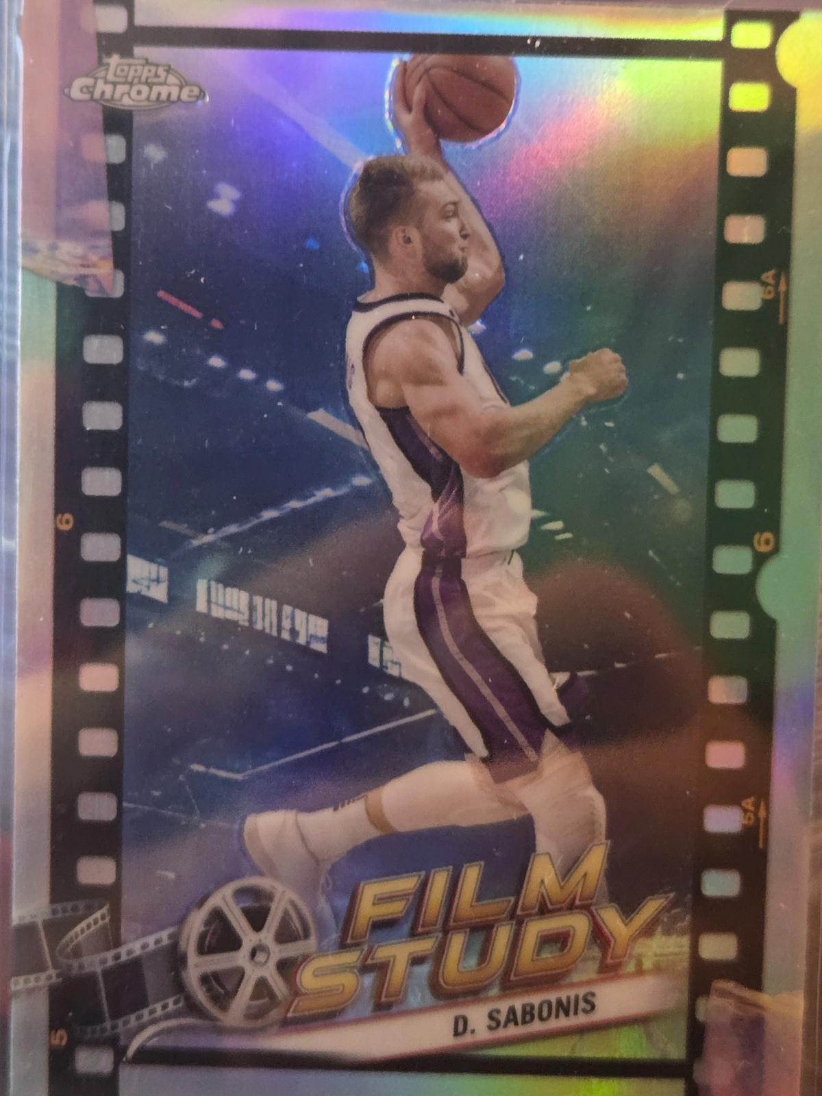 Domantas Sabonis #FS-11 Basketball Cards 2023 Topps Chrome Film Study
