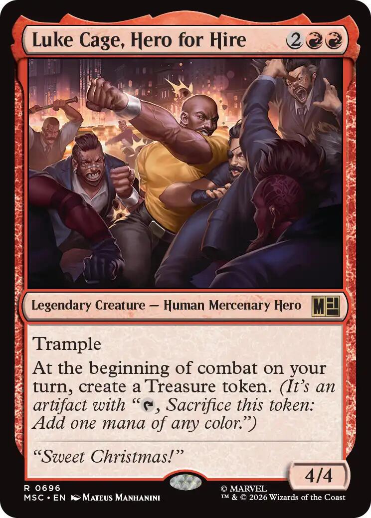Luke Cage, Hero for Hire (Magic Marvel Super Heroes Commander)