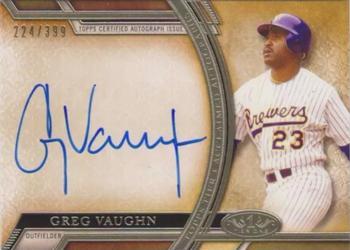 Greg Vaughn #AA-GV Baseball Cards 2015 Topps Tier One Acclaimed Autographs