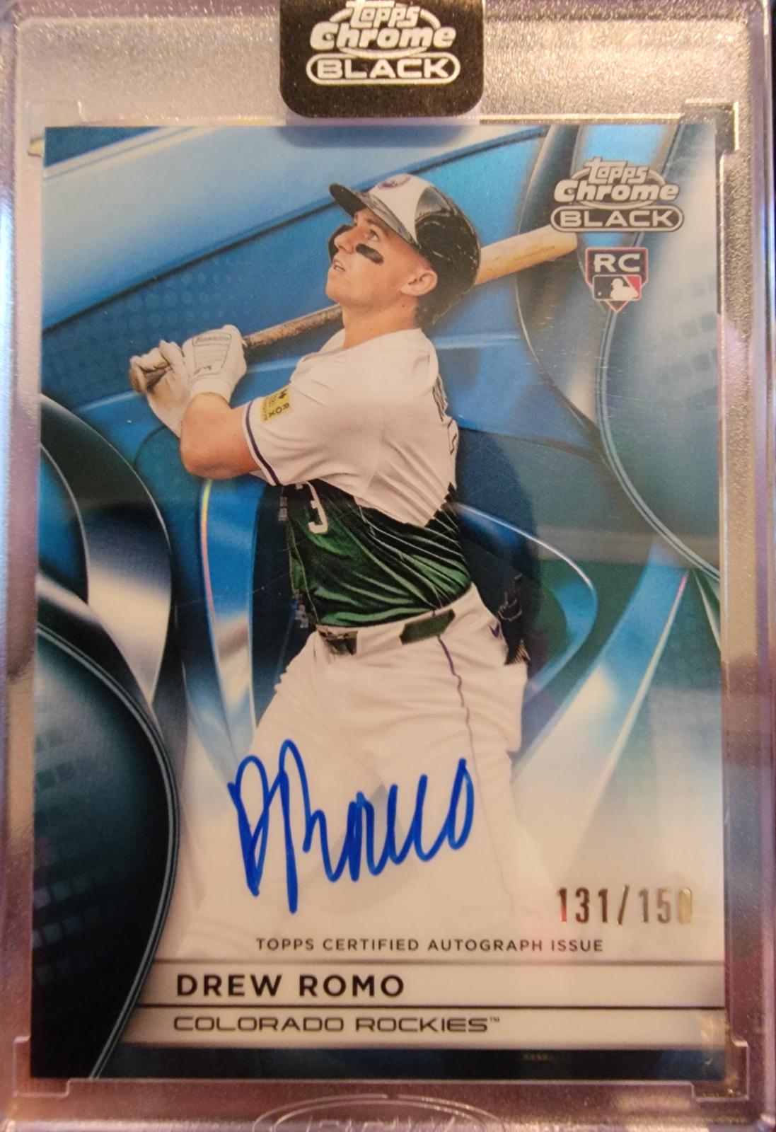 Drew Romo [Blue Refractor] #CBA-DR