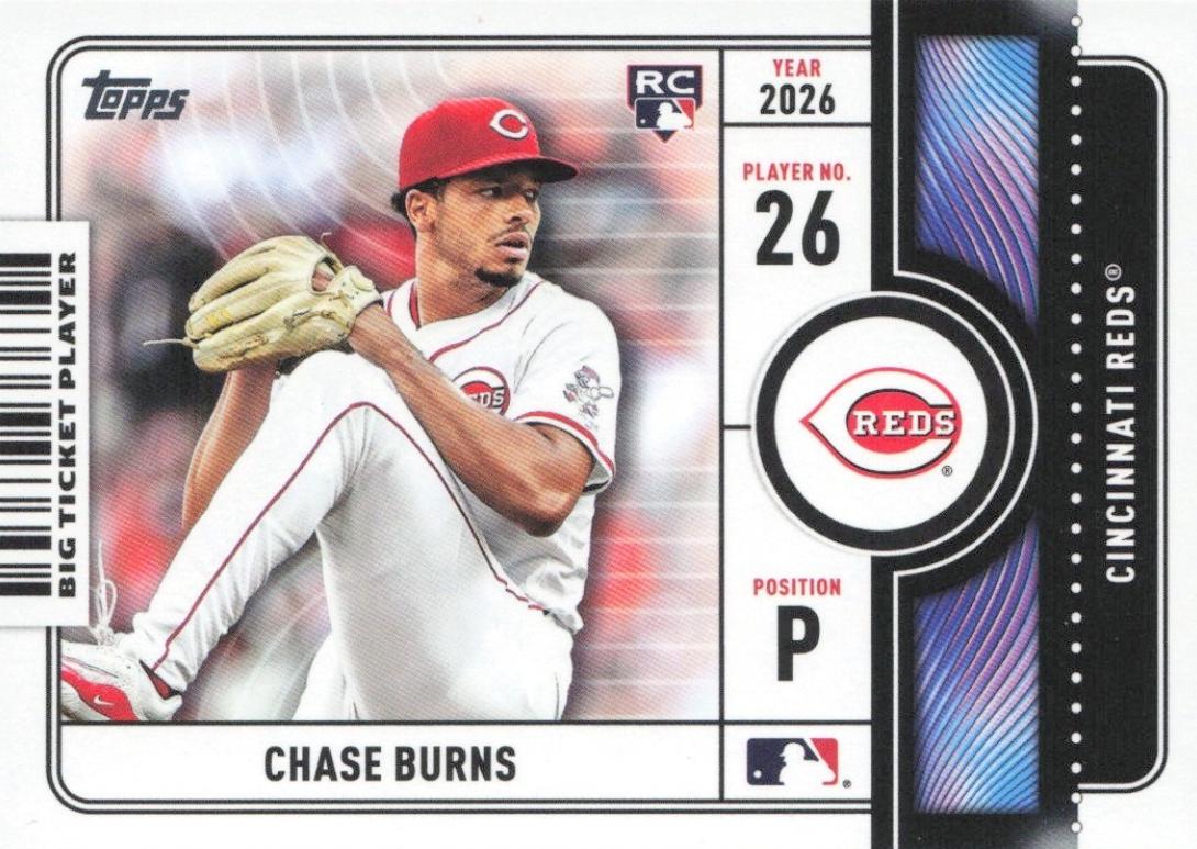 2026 Topps Big Ticket Players Chase Burns #BTP-24 card