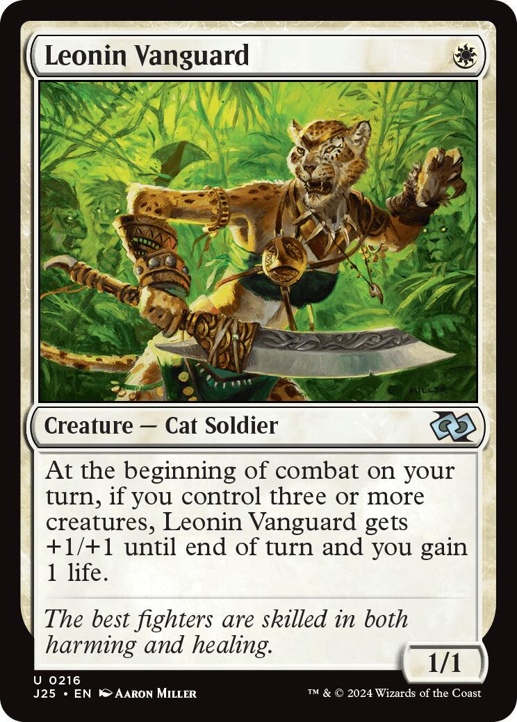 Leonin Vanguard #216 Magic Foundations Jumpstart