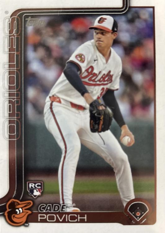 Cade Povich #25 Baseball Cards 2025 Topps