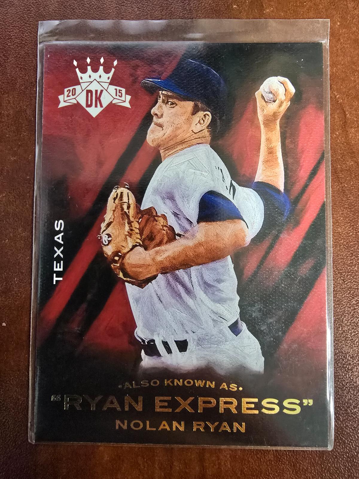 Nolan Ryan #1 Baseball Cards 2015 Panini Diamond Kings Also Known As