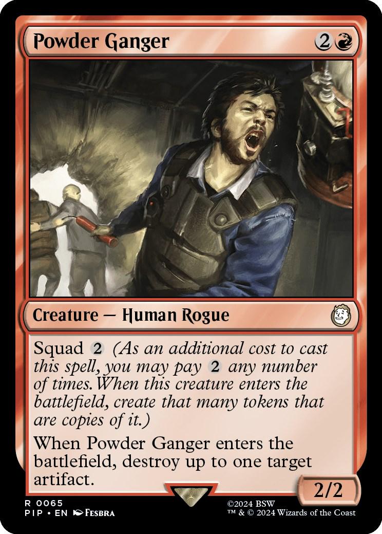 Powder Ganger [Foil] (Magic Fallout)