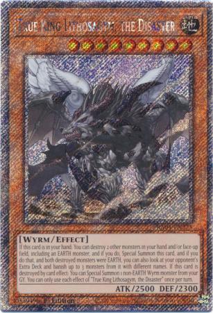 True King Lithosagym, the Disaster RA04-EN275 YuGiOh Quarter Century Stampede