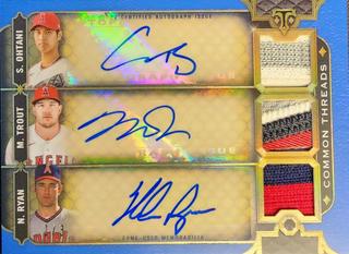 Mike Trout, Nolan Ryan, Shohei Ohtani