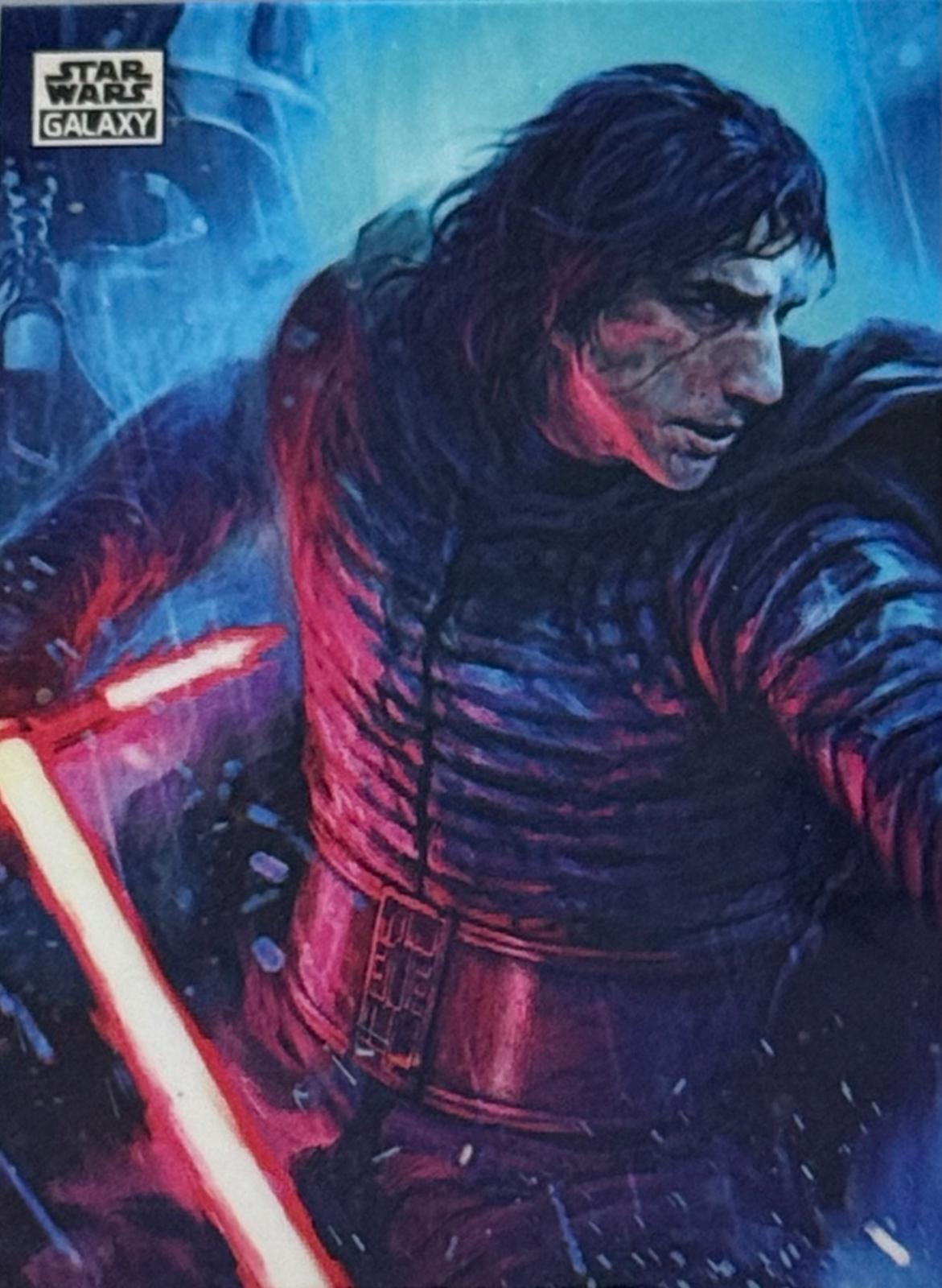 The Duel: Kylo Ren #71 Star Wars 2024 Topps Chrome Galaxy