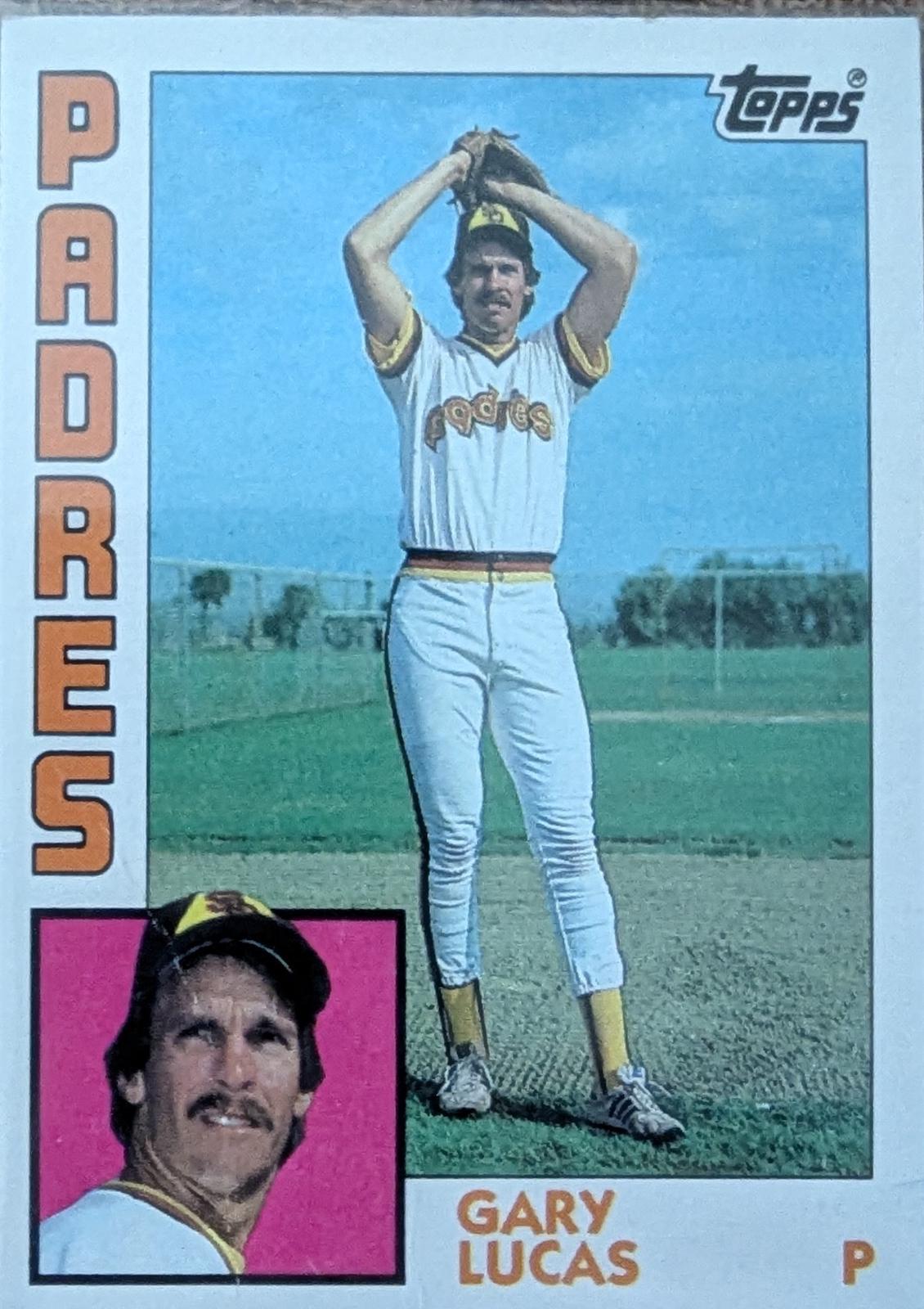 Gary Lucas #7 Baseball Cards 1984 Topps Nestle