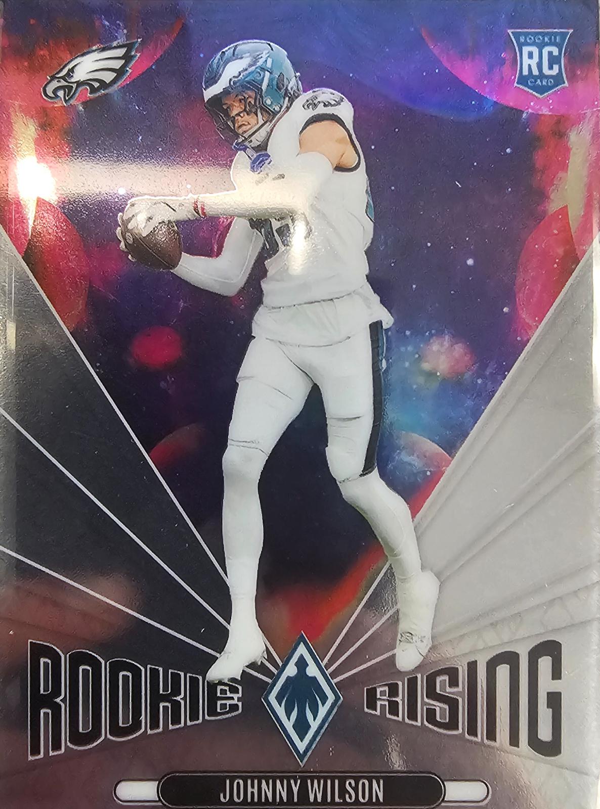 Johnny Wilson #RR-JWN Football Cards 2024 Panini Phoenix Rookie Rising