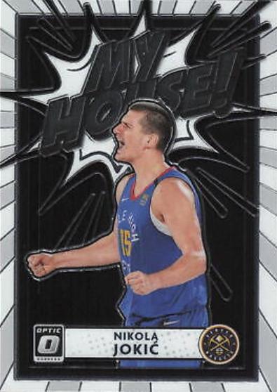 Nikola Jokic #9 Basketball Cards 2020 Panini Donruss Optic My House