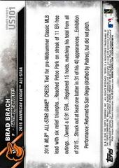 Back Of Card | Brad Brach Baseball Cards 2016 Topps Update
