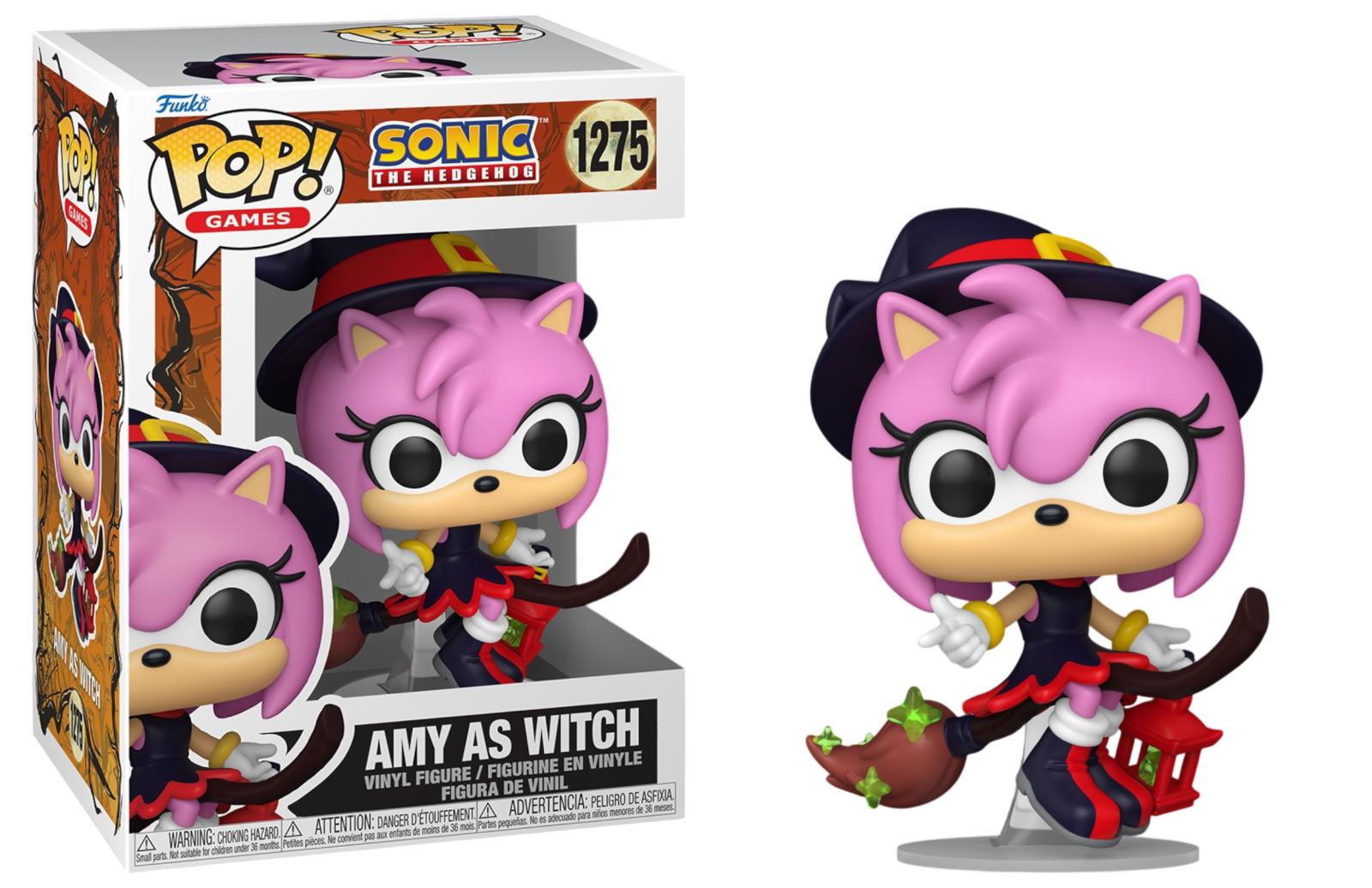 Amy As Witch #1275 Sonic the Hedgehog Funko Pop box and figure