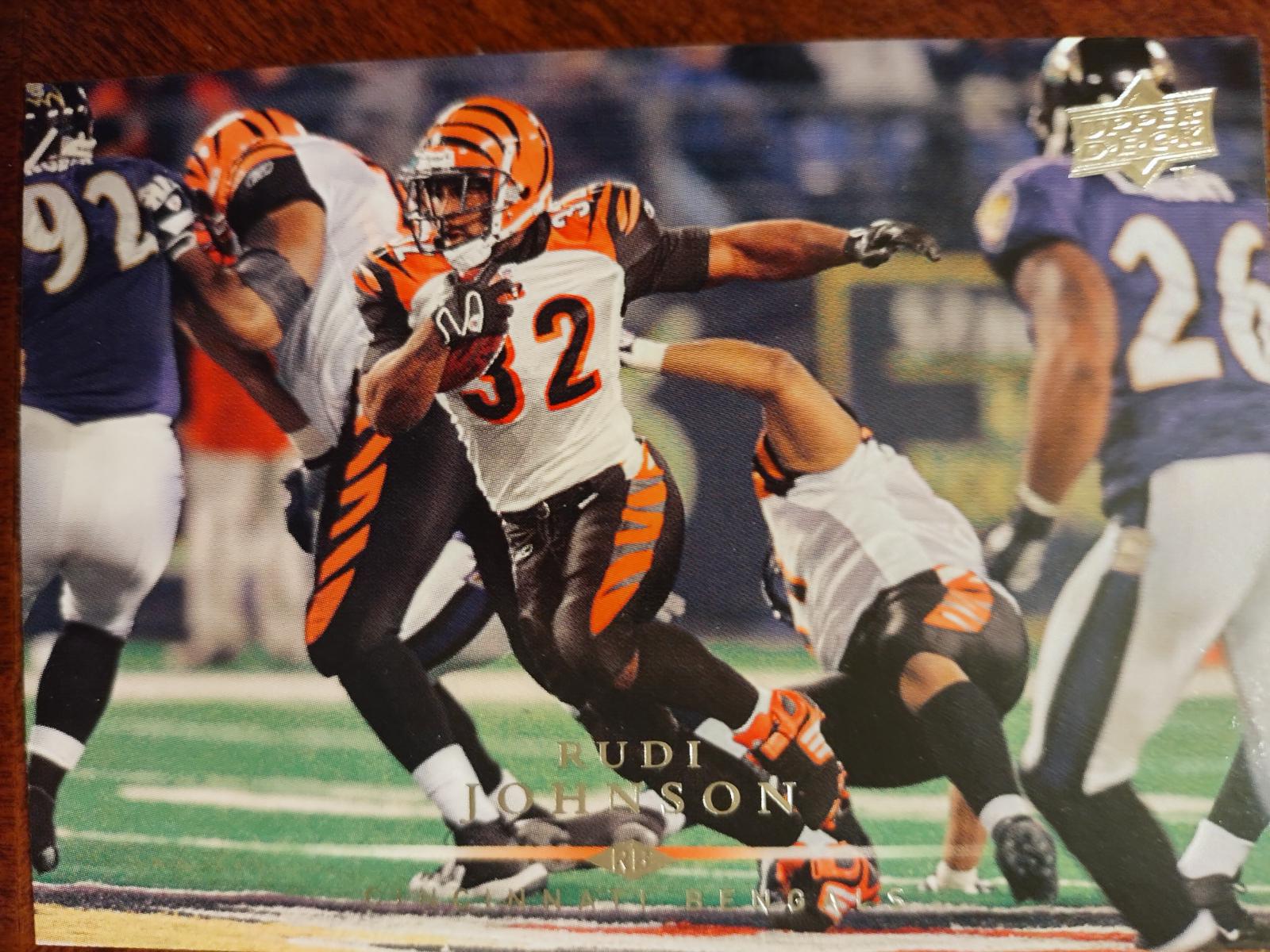 Rudi Johnson #36 Football Cards 2008 Upper Deck