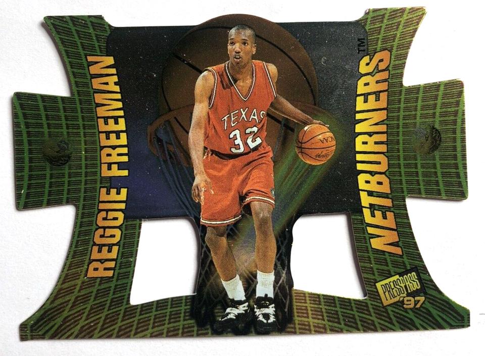 Reggie Freeman #NB19 Basketball Cards 1997 Press Pass Net Burners