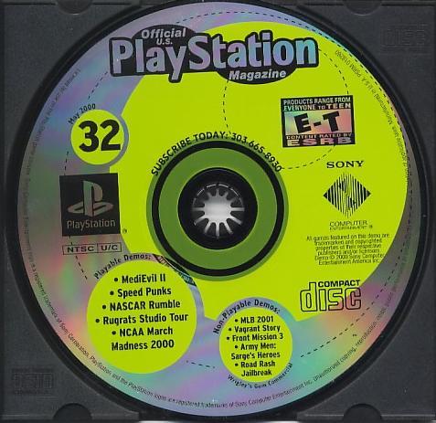 Official U.S. PlayStation Magazine Demo Disc 32 box art
