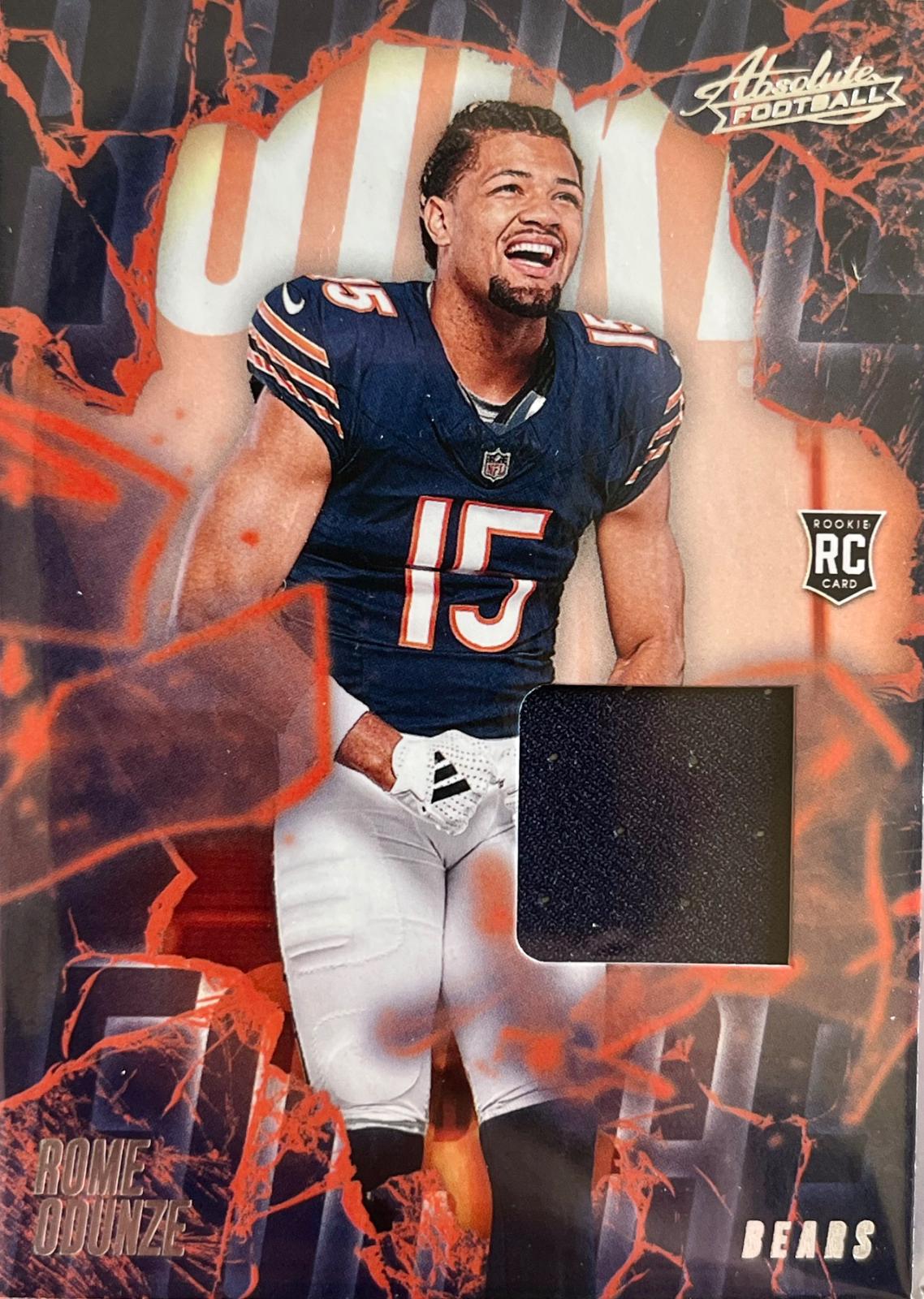 Rome Odunze #RF-ROE Football Cards 2024 Panini Absolute Rookie Force