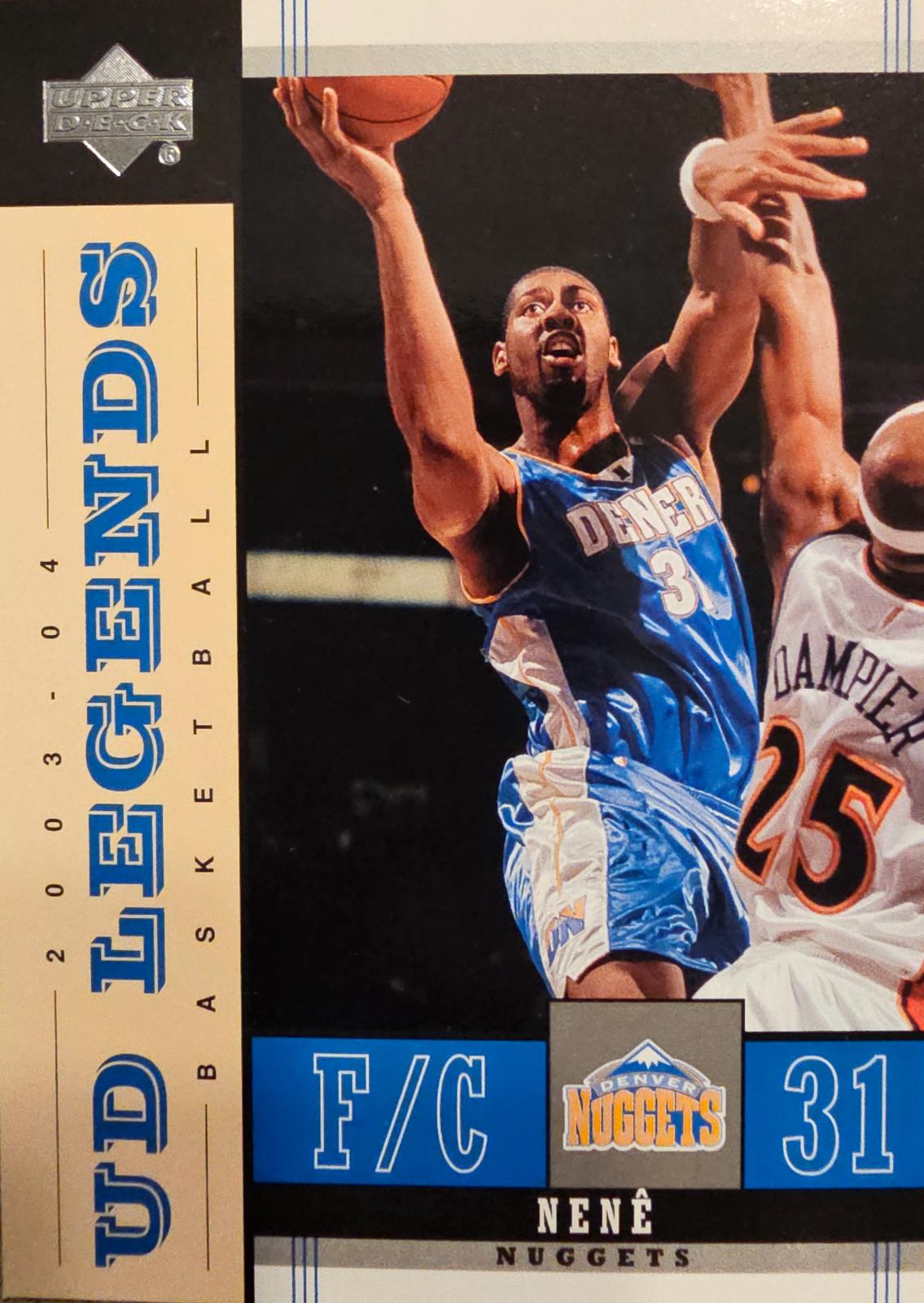 Nenê #19 Basketball Cards 2003 Upper Deck Legends