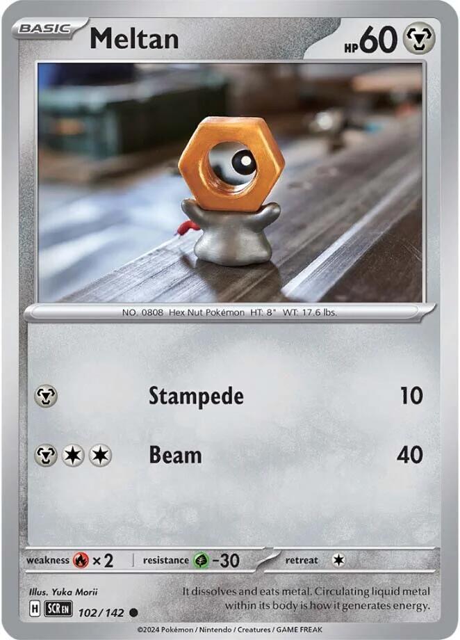 Meltan #102 Pokemon Stellar Crown
