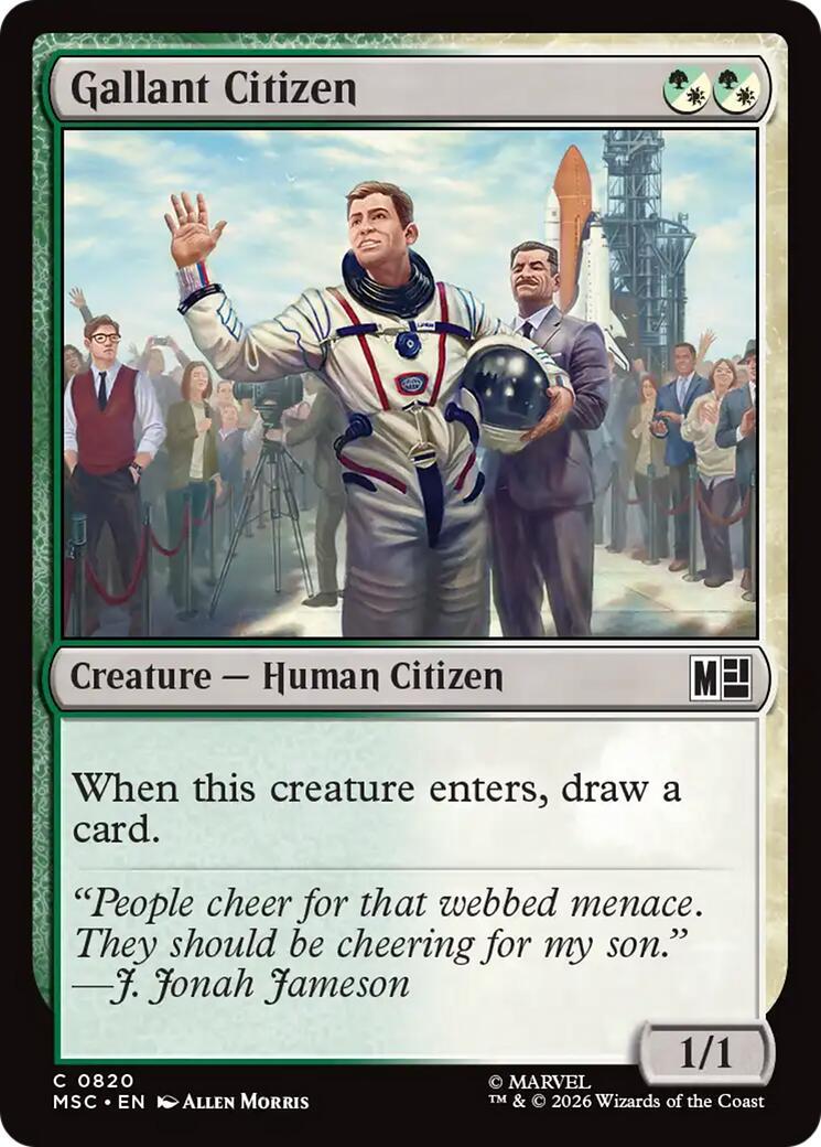 Gallant Citizen (Magic Marvel Super Heroes Commander)