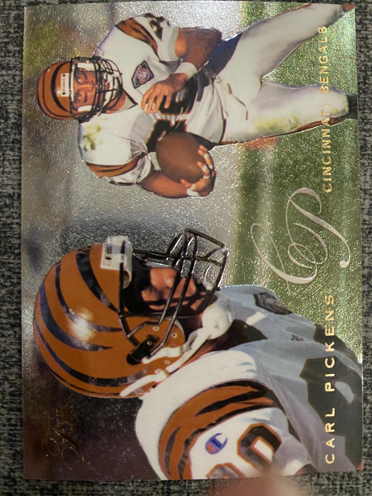 Carl Pickens #40 Football Cards 1995 Flair