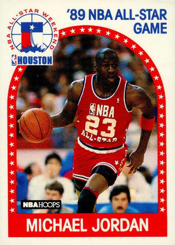 Michael Jordan: All Star #21 Basketball Cards 1989 Hoops