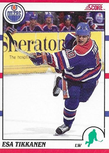 Esa Tikkanen #13 Hockey Cards 1990 Score Canadian
