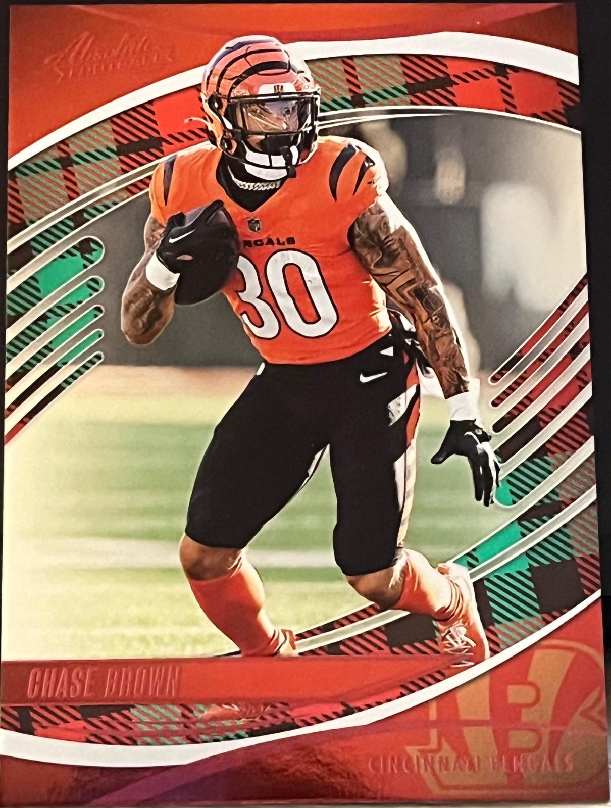 Chase Brown #98 2025 Panini Absolute Countdown Calendar Football