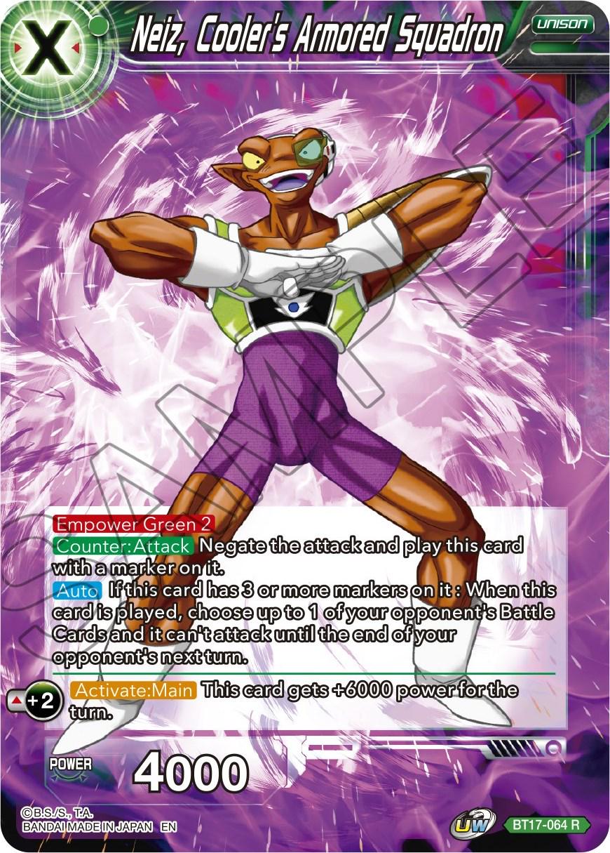 Neiz, Cooler's Armored Squadron BT17-064 Dragon Ball Super Ultimate Squad