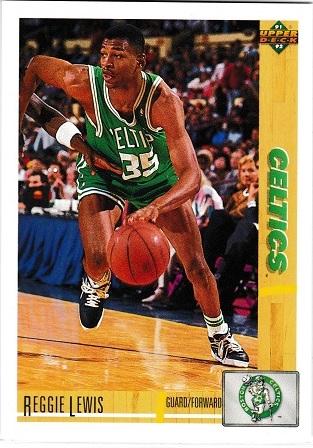 Reggie Lewis #123 Basketball Cards 1991 Upper Deck