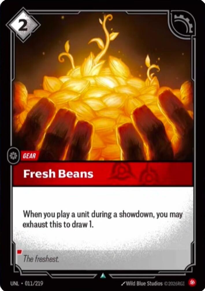 Fresh Beans front