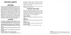 Full Cover Back | Arcade Classics ZX Spectrum