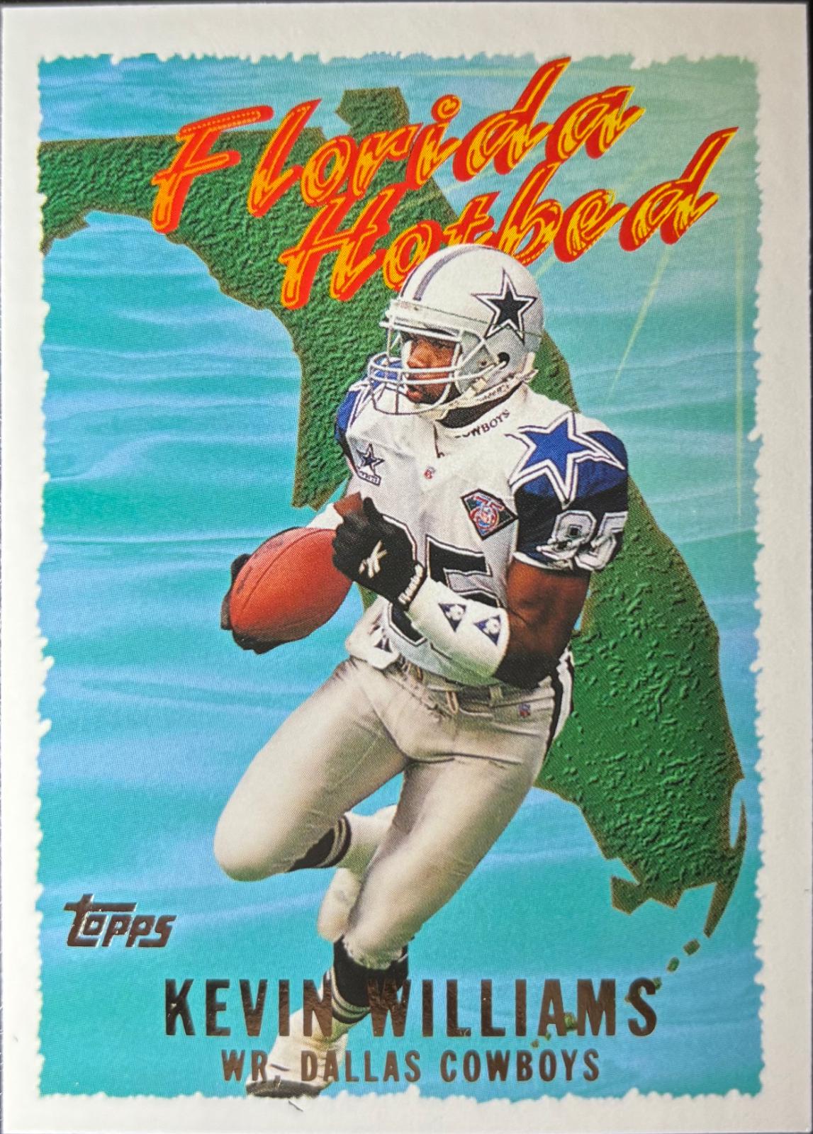 KEVIN WILLIAMS #4 Football Cards 1995 Topps Florida Hot Bed