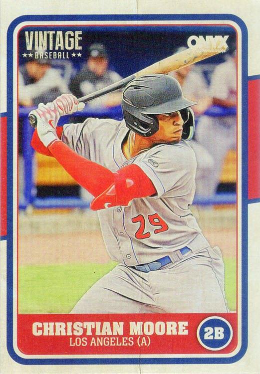 Christian Moore #OVCHMO 2025 Onyx Vintage Baseball